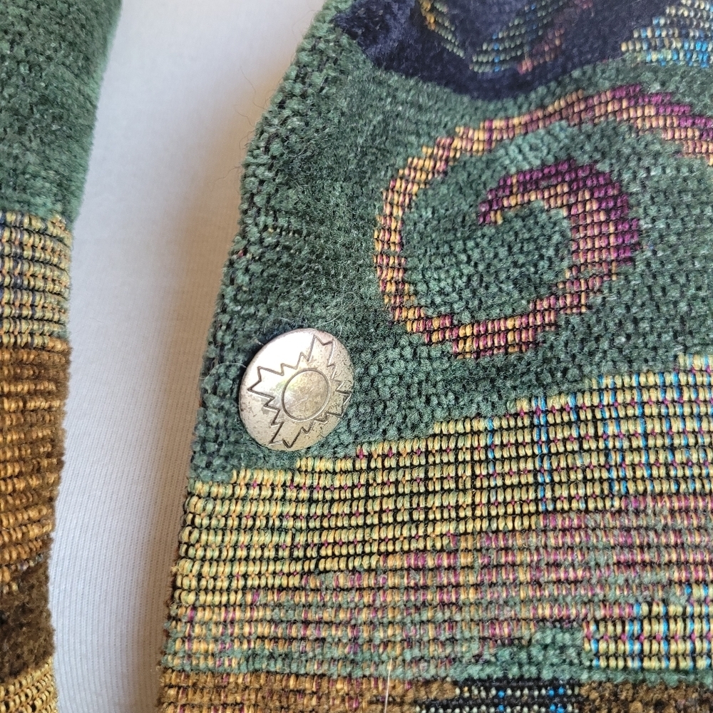 Vintage Expose Tapestry Blazer Sz M - Picture 3 of 6